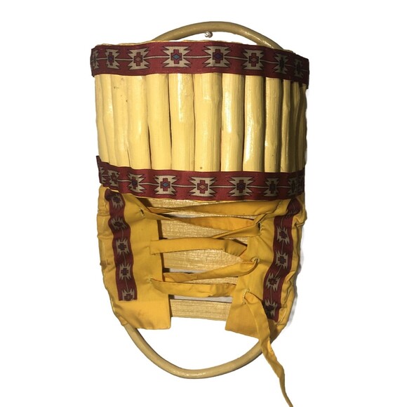 Native American Southwestern Design Cradleboard 18" Display piece, New - Picture 10 of 10